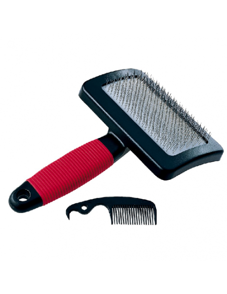 Spazzola cardatore per gatti Ferplast 85946899 Large Nero e Rosso