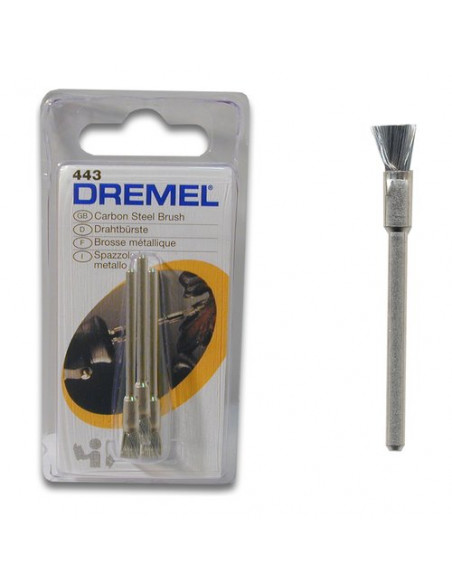 Spazzola miniutensile Dremel 26150443JA 3Pz Metallo