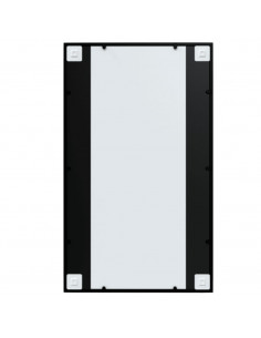 Specchi a Parete 2 pz Neri 100x60 cm in Metallo