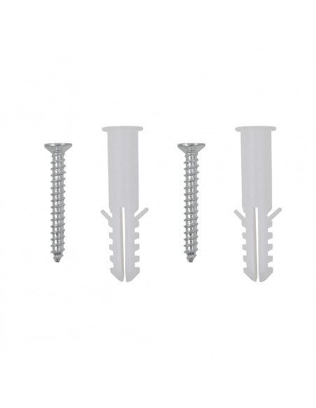 Specchi da Parete 2 pz 40x40 cm Quadrati in Vetro