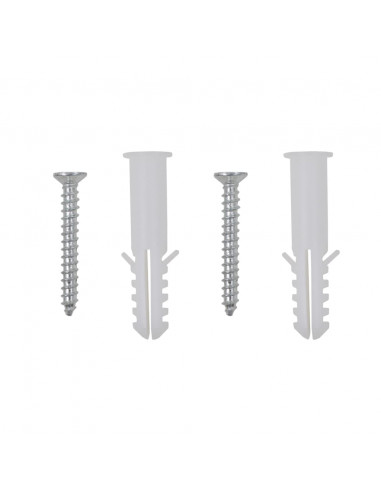Specchi da Parete 2 pz 50x50 cm Quadrati in Vetro