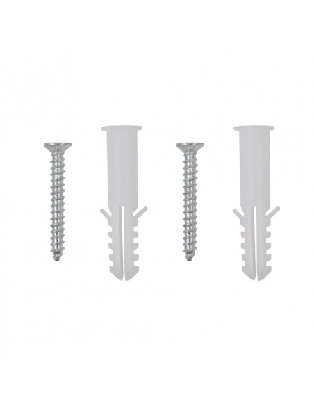 Specchi da Parete 2 pz 50x50 cm Quadrati in Vetro