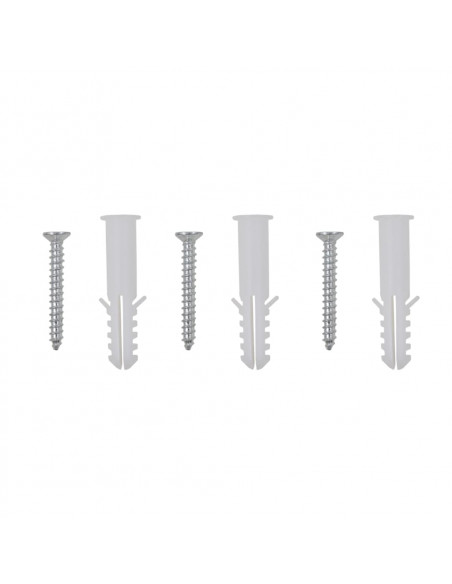 Specchi da Parete 2 pz 60x60 cm Quadrati in Vetro