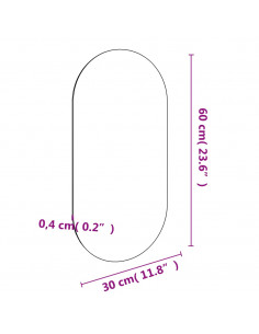 Specchio 60x30 cm in Vetro
