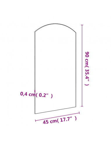 Specchio 90x45 cm in Vetro