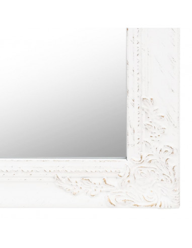 Specchio Autoportante Bianco 40x160 cm