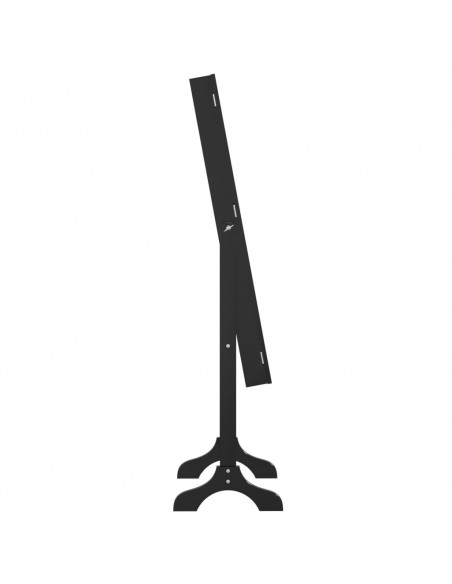 Specchio Autoportante Nero 34x37x146 cm