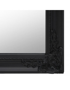 Specchio Autoportante Nero 40x160 cm