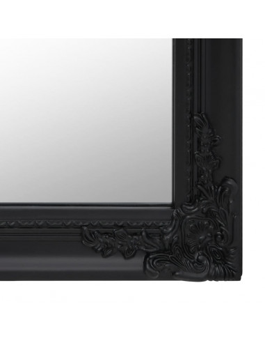 Specchio Autoportante Nero 40x160 cm