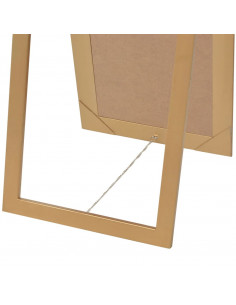 Specchio Autoportante Stile Barocco 160x40 cm Oro