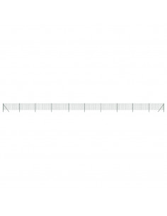 Recinzione Metallica Verde 1x25 m in Acciaio Zincato 2