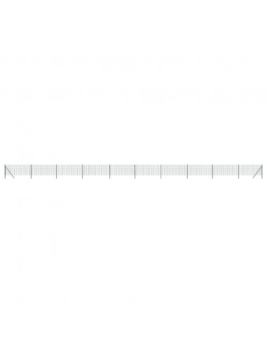 Recinzione Metallica Verde 1x25 m in Acciaio Zincato