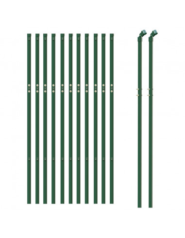 Recinzione Metallica Verde 1x25 m in Acciaio Zincato