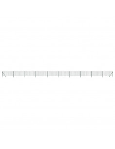 Recinzione Metallica Verde 0,8x25 m in Acciaio Zincato 2