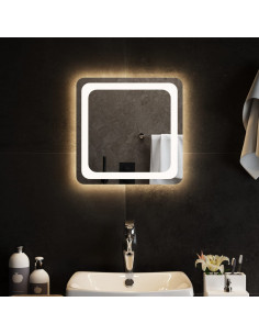 Specchio da Bagno con Luci LED 40x40 cm