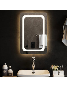 Specchio da Bagno con Luci LED 40x60 cm