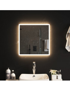 Specchio da Bagno con Luci LED 50x50 cm
