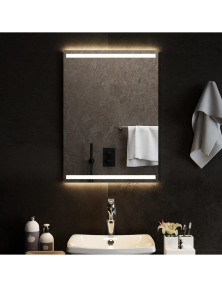 Specchio da Bagno con Luci LED 50x70 cm