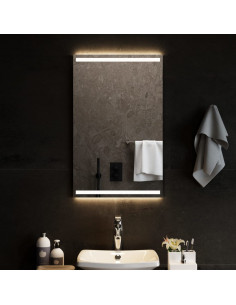 Specchio da Bagno con Luci LED 50x80 cm