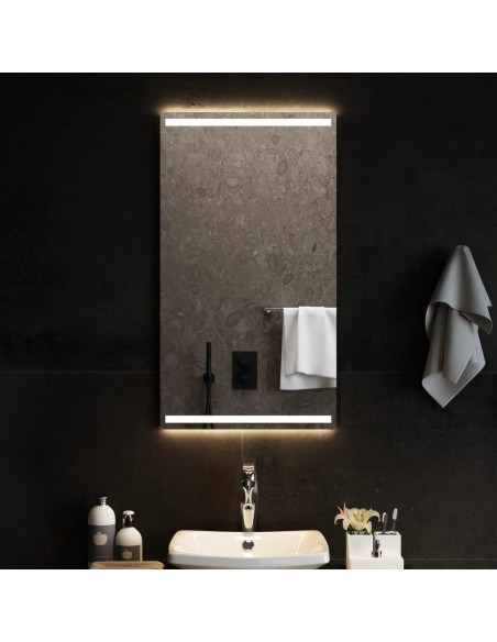 Specchio da Bagno con Luci LED 50x90 cm