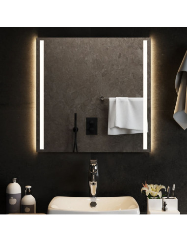 Specchio da Bagno con Luci LED 60x60 cm