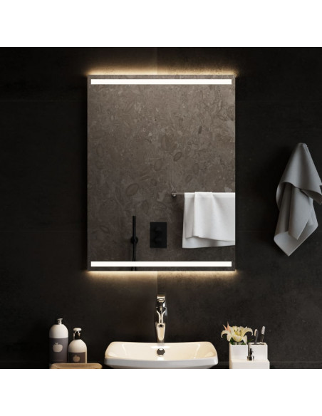 Specchio da Bagno con Luci LED 60x80 cm
