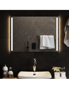 Specchio da Bagno con Luci LED 70x50 cm