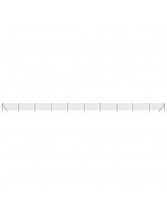 Recinzione Metallica Antracite 1x25 m in Acciaio Zincato 2