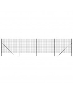 Recinzione Metallica Antracite 1,6x10 m in Acciaio Zincato 2