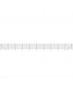 Recinzione Metallica Antracite 1,8x25 m in Acciaio Zincato 2
