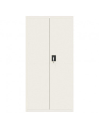 Armadio Classificatore Bianco 90x40x180 cm in Acciaio