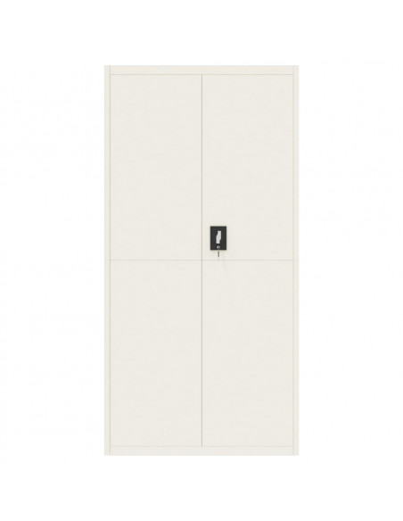 Armadio Classificatore Bianco 90x40x180 cm in Acciaio
