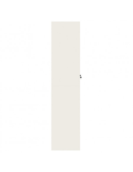 Armadio Classificatore Bianco 90x40x180 cm in Acciaio