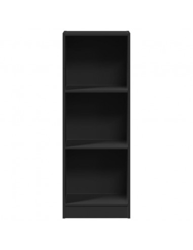 Libreria Nera 40x24x109 cm in Truciolato