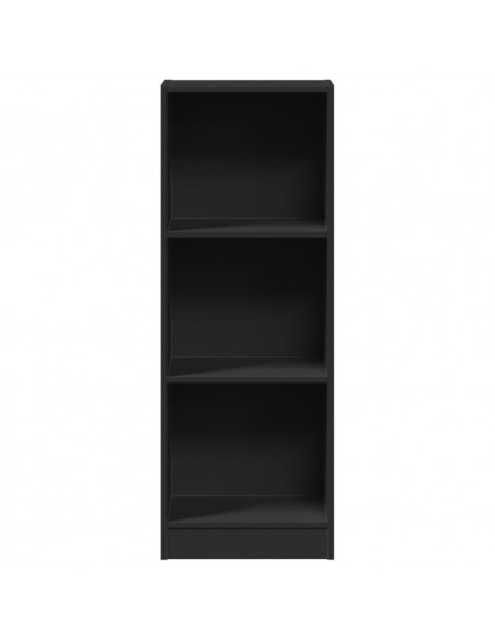 Libreria Nera 40x24x109 cm in Truciolato