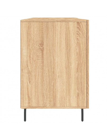 Scrivania Rovere Sonoma 140x50x75 cm in Legno Multistrato