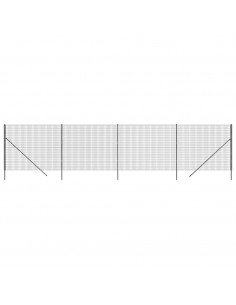 Recinzione Metallica Antracite 1,6x10 m in Acciaio Zincato 2