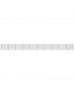 Recinzione Metallica Antracite 2x25 m in Acciaio Zincato 2