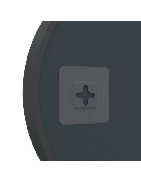 Specchio da Parete 30 cm Nero