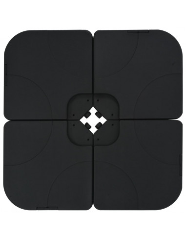 Ombrellone da Esterni con Base Portatile Grigio Talpa