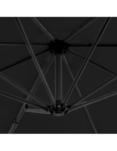Ombrellone da Esterni con Base Portatile Antracite
