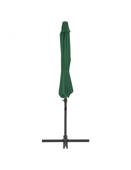 Ombrellone da Esterni con Base Portatile Verde