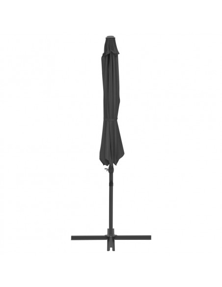 Ombrellone da Esterni con Base Portatile Antracite