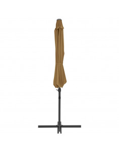 Ombrellone da Esterni con Base Portatile Grigio Talpa 2