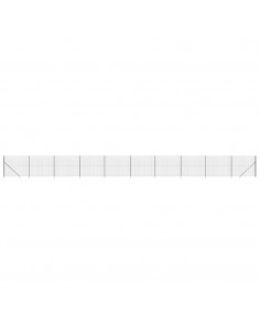 Recinzione Metallica con Picchetti Ancoraggio Antracite 2,2x25m 2