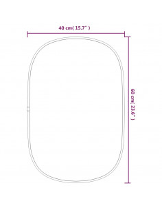 Specchio da Parete Dorato 60x40 cm