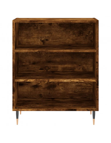Credenza Rovere Fumo 57x35x70 cm in Legno Multistrato