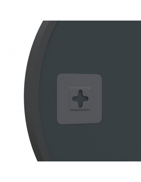 Specchio da Parete Nero 40 cm