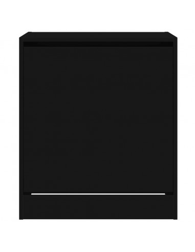 Scarpiera Nera 60x42x69 cm in Legno Multistrato