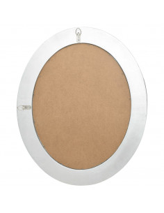 Specchio da Parete Stile Barocco 50x60 cm Argento